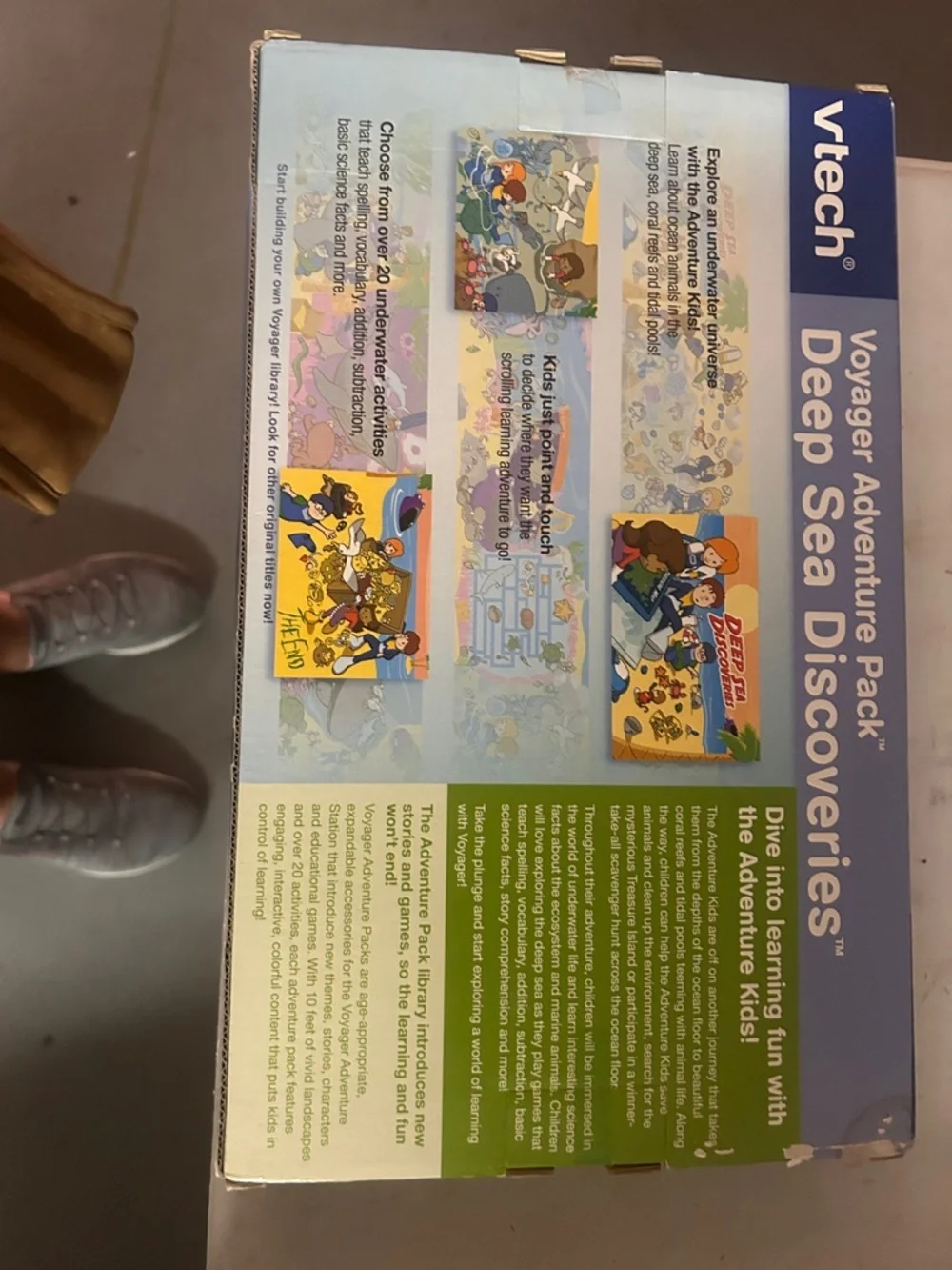 Vintage VTech Voyager Deep Sea Discoveries Adventure Pack Tested Works NIB